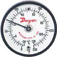 Ohio Valley Industrial Services- Dwyer Instruments- Level, Temperature, Flow, and Pressure Instrumentation- Series ST Surface Mount Thermometer