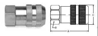 Ohio Valley Industrial Services- Quick Coupling Division- Non-Spill Female Pipe Thread