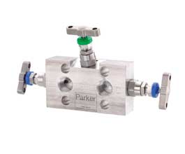 Ohio Valley Industrial Services- Parker Instrumentation, Manifolds, and Valves- 3 Valve Manifold - H Series