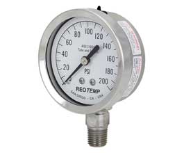 Ohio Valley Industrial Services- Temperature and Pressure Instrumentation- Heavy Duty Repairable Stainless Pressure Gauge