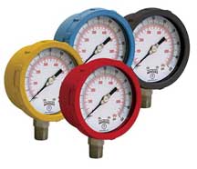 Ohio Valley Industrial Services- Winters Instruments- General Purpose and Liquid-Filled Pressure Gauges- PCC Color Pressure Gauges