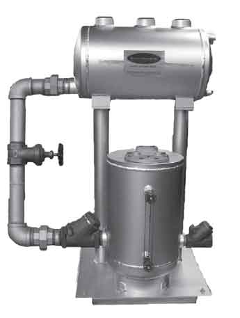 Ohio Valley Industrial Services- Pressure Operated Condensate Return Pumps- Single Compression Spring Pressure Operated Pump