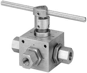 Ohio Valley Industrial Services- High Pressure Instrumentation- Parker Autoclave Engineers- 4 Way High Pressure Ball Valve