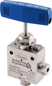 Ohio Valley Industrial Services- High Pressure Instrumentation- Parker Autoclave Engineers- High Pressure Needle Valves